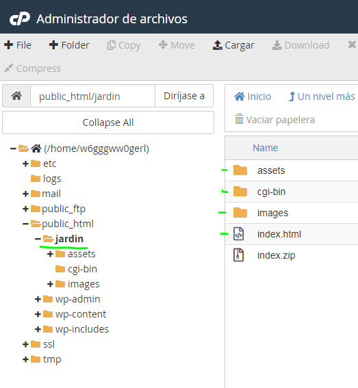 Paso 13 Subir archivos al servidor de hosting - como crear una pagina web en html Paso 13 Subir archivos al servidor de hosting - como crear una pagina web en html