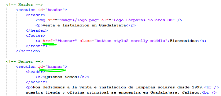 Paso 6 Identificar enlaces con la etiqueta a href - como crear una pagina web en html Paso 6 Identificar enlaces con la etiqueta a href - como crear una pagina web en html