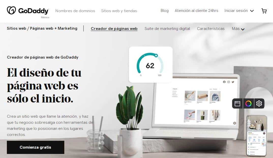 creador de sitios Godaddy creador de sitios Godaddy