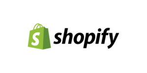 Logo y enlace a la sección de Shopify